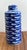 Chinoiserie Schoal Blue and With Fish Design Tall Ginger Jar For Sale - Image 3 of 7