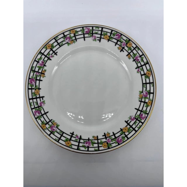 Porcelain Plates Art Deco Chabrol and Poirier, Set of 12 For Sale - Image 3 of 7