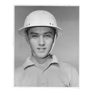 1963 Polo Player Black & White Portrait Photo