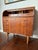 Wood Vintage 1960s Danish Teak MCM Rolltop Secretary Desk Attributed to Egon Ostergaard For Sale - Image 7 of 12