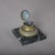 Antique 19th Century Bronze Inkwell with Hinged Lid on Marble Base For Sale - Image 9 of 10