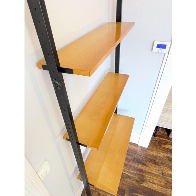 Black Modular Floor Shelving Unit by Wohnbedarf, Switzerland, 1960 For Sale - Image 8 of 18