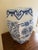 Late 20th Century Late 20th Century Blue and White Chinoiserie Porcelain Garden Stool For Sale - Image 5 of 8