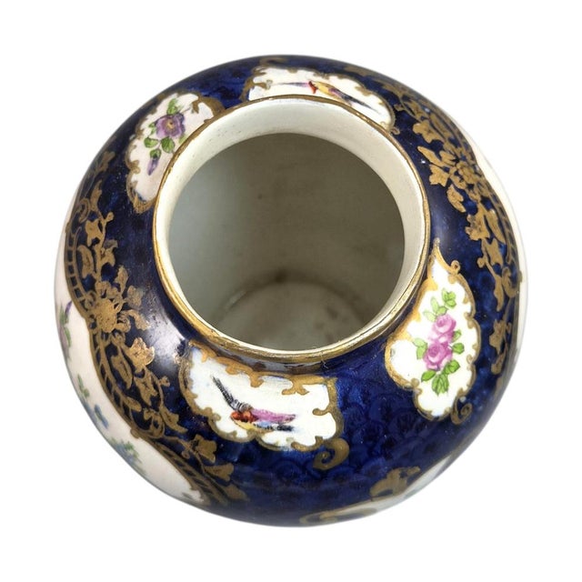 Scale Blue Revival Silicon China Covered Vase from Booths, 1900s For Sale - Image 10 of 12