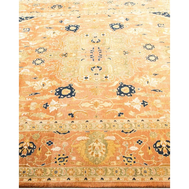Solo Rugs Mogul, One-of-a-Kind Hand-Knotted Area Rug - Brown, 6' 1" x 9' 1" For Sale - Image 4 of 8