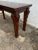 Wood Late 20th Century Hickory Chair Furniture Emprire Style Solid Cherry Console Table For Sale - Image 7 of 11