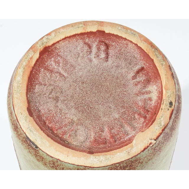 Green Scheurich Keramik West German Ceramic Vase For Sale - Image 8 of 8