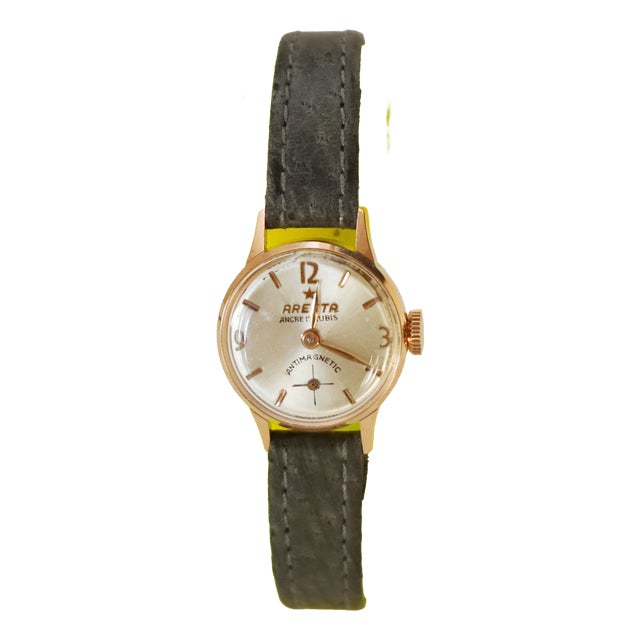Women's Gold Wristwatch from Aretta, 1960s For Sale