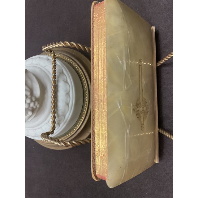 Vintage Mother of Pearl Catholic Prayer Book Made in Belgium Circa 1954 For Sale - Image 14 of 16