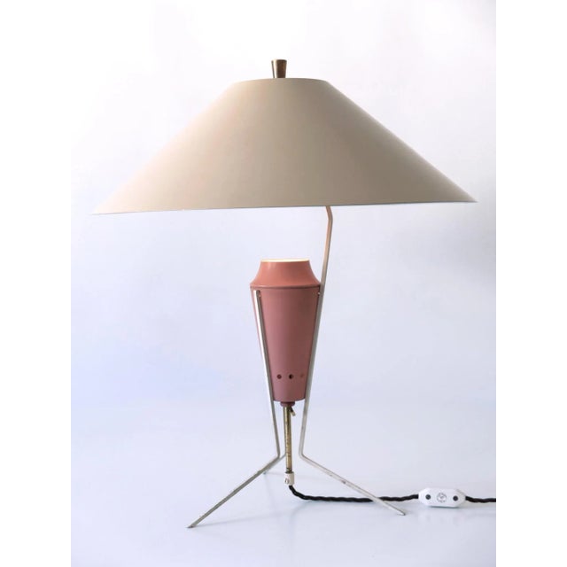 Large Mid-Century Modern German Table Lamp, 1950s For Sale - Image 4 of 18