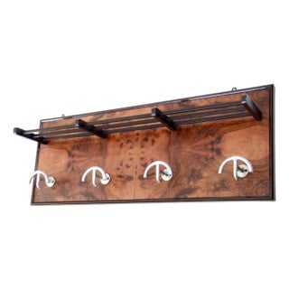 Vintage Art Deco Wall Coat Hanger, Italy, 1930s For Sale