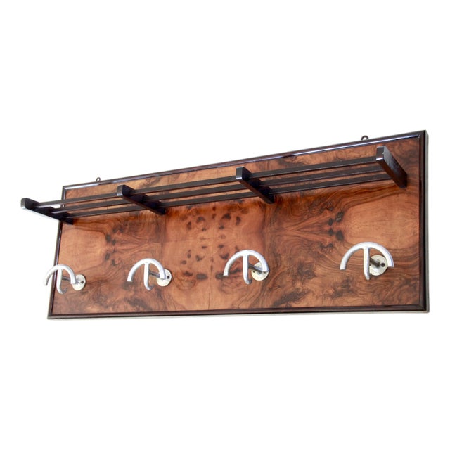 Vintage Art Deco Wall Coat Hanger, Italy, 1930s For Sale