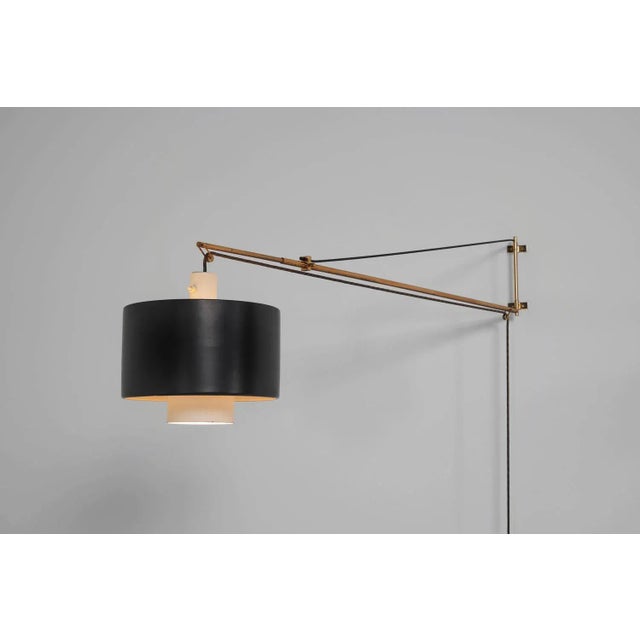 1950s Italian Model 2061 Wall Lamp by Gaetano Sciolari for Stilnovo, 1954 For Sale - Image 5 of 16
