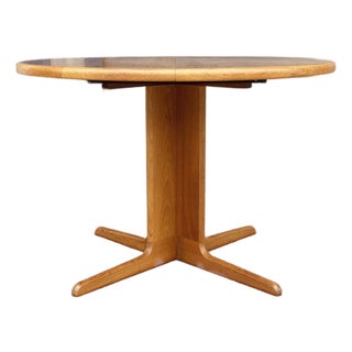 1960s Danish Modern Teak Dining Table For Sale