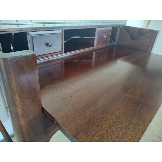 1920s Victorian Mahogany Spinet Desk For Sale - Image 11 of 15