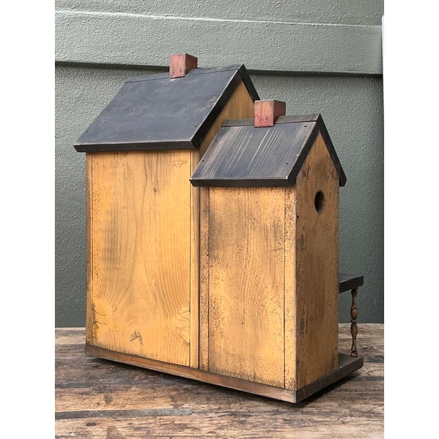 Vintage Patinated Large Bird House For Sale In West Palm - Image 6 of 12