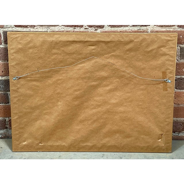 Gold Vintage C.1950's Henry Strater American B&w Reclining Nude Lithograph For Sale - Image 8 of 8