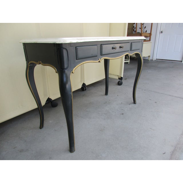 French Writing Desk With Marble Top, Biltmore Hotel Chairish