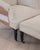 19th Century Napoleon III Square Back Armchair with Matching Footstool For Sale - Image 4 of 9