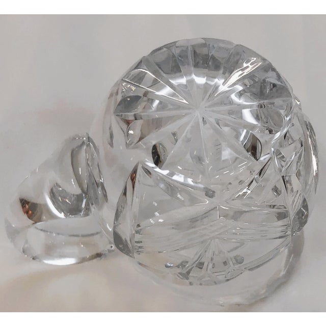 1960's Crystal Cream & Sugar Set With Tray Set of 3 Chairish