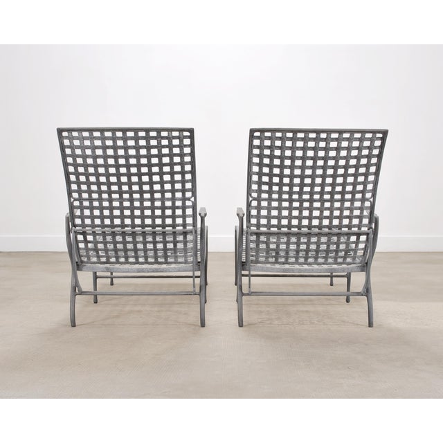Light Gray Pair of Dan Johnson Brown Jordan Sol Y Luna Chaise Lounges For Sale - Image 8 of 18
