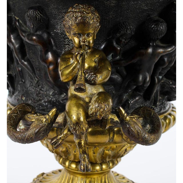 French Grand Tour Bronze & Ormolu Jardiniere, 19th Century For Sale - Image 14 of 18