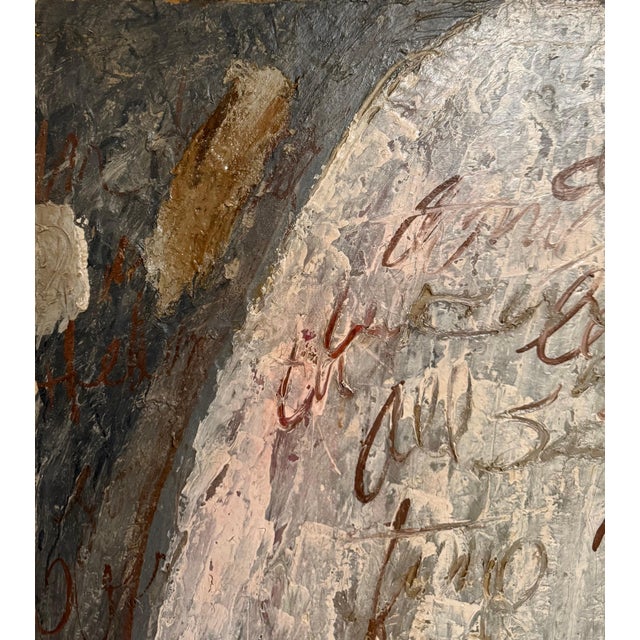 Jay Milder, Untitled Composition Abstract Expressionist Oil Painting Jay Milder, 1960 For Sale - Image 10 of 14