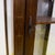 Wooden Display Cabinet with Glass Inserts and Inlays