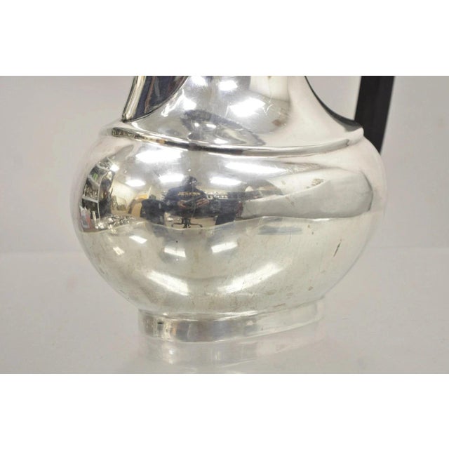 Silver Early 20th Century English Victorian Sheffield James Ramsay Dundee Silver Plated Coffee Tea Pot For Sale - Image 8 of 11