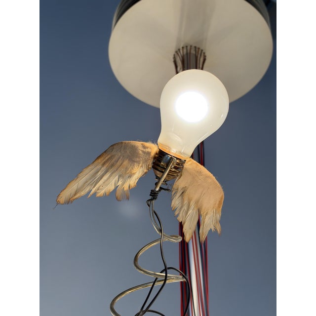 Postmodern Birds Birds Birds Chandelier by Ingo Maurer, 1992 For Sale - Image 3 of 9