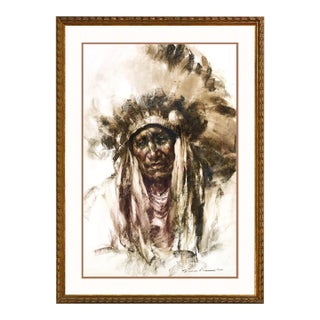 Late 20th Century Crow Chief, Ramon Kelley For Sale