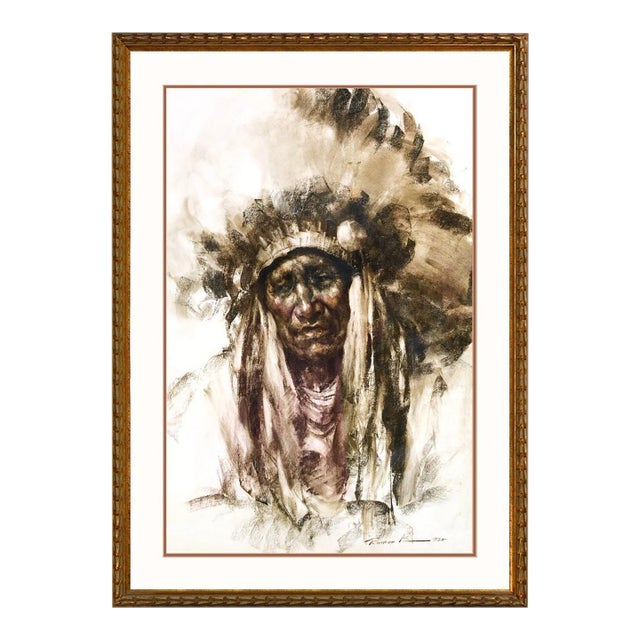 Late 20th Century Crow Chief, Ramon Kelley For Sale