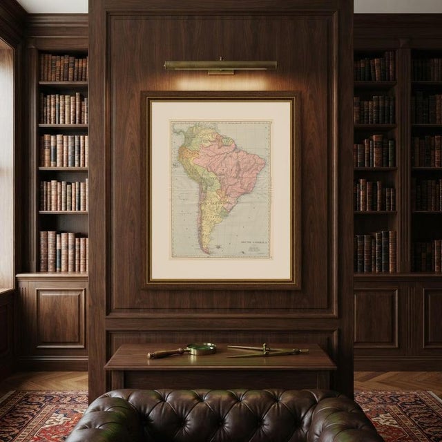 Antique Map of South America with Amazon Basin by Ran McNally, 1899 For Sale - Image 10 of 12