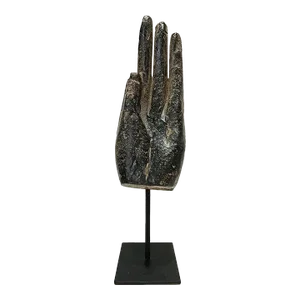 Volcanic Rock Hand Sculpture, Late 20th Century