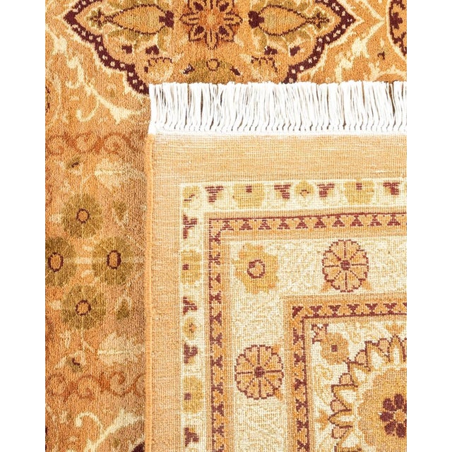 2000 - 2009 Mogul, One-of-a-Kind Hand-Knotted Area Rug in Brown, 8' 3" x 10' 9" For Sale - Image 5 of 8