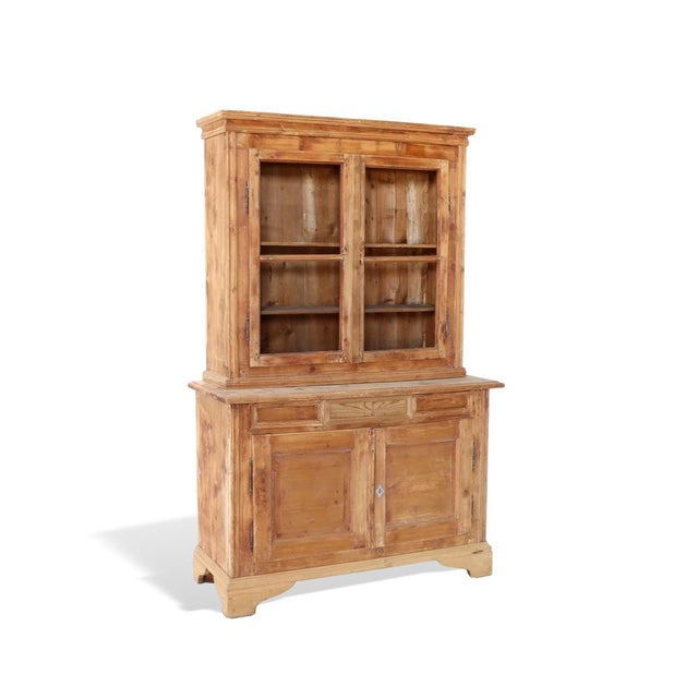 Antique Glass Cabinet For Sale - Image 3 of 4