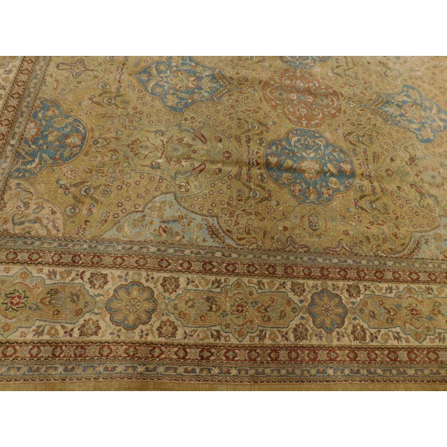 2000 - 2009 Genuine Hand Knotted Indo Persian Rug. 8'x 10' For Sale - Image 5 of 18