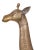 Brass Hollywood Regency Large Brass Giraffes - a Pair For Sale - Image 8 of 13