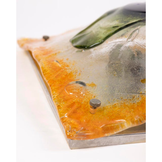 Vintage Murano Glass Wall Lamps by Toni Zocceri for Mazzega, 1960s, Set of 2 For Sale - Image 10 of 17