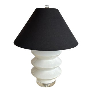 Modern Large White Beehive Table Lamp For Sale