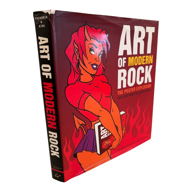 Art of Modern Rock the Poster Explosion Hardcover by Paul Grushkin & Dennis King For Sale