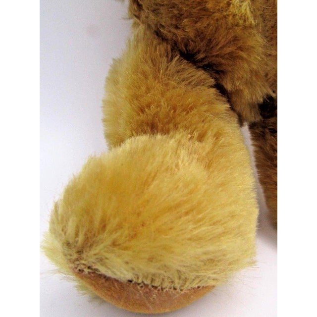1960s 1960s Uk Farnell Golden Mohair Bear With Working Squeak Box Excellent Condition For Sale - Image 5 of 9