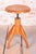 Mid-Century Modern Mid-Century Swivel Piano Stool in Beech and Steel, Czech, 1950s For Sale - Image 3 of 9
