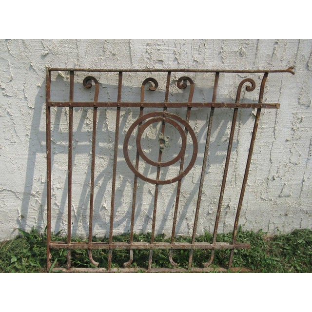 This Victorian iron gate/door is a wonderful piece of architecture. Heavy, tight, and sturdy. Piece does shown signs of...