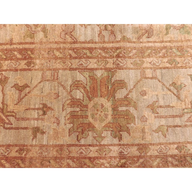 Vintage Hand Knotted Pakistan Royal Chobi Wool Pile Rug. 10'x 13' For Sale - Image 9 of 18