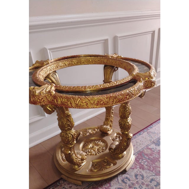 1940s Elevate Your Living Space With This Breathtaking & Unique Baroque-Style Ornate Side Table 1940s For Sale - Image 5 of 12