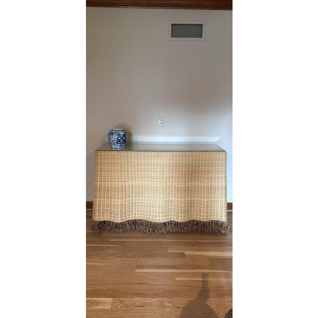 New with tags gabby DeSoto console. 35.25 inches high x 59.5 inches wide x 21.75 inches deep Constructed from natural...