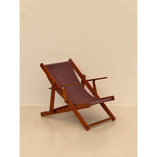 Deck Folding Chair, 1970s, in Very Good conditions. Designed 1970 to 1979