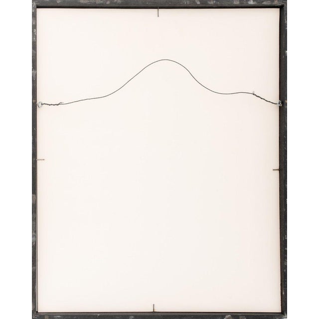 Robert O'Meara Abstract Composition in Blue Pastel For Sale - Image 4 of 4