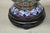 Blue Vintage Chinese Cloisonné Porcelain Enamel Figural Crane and Deer Vase - A Pair For Sale - Image 8 of 11